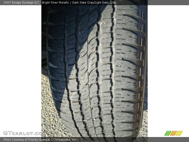 Bright Silver Metallic / Dark Slate Gray/Light Slate Gray 2007 Dodge Durango SLT