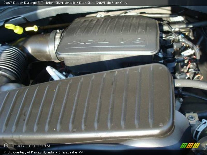 Bright Silver Metallic / Dark Slate Gray/Light Slate Gray 2007 Dodge Durango SLT