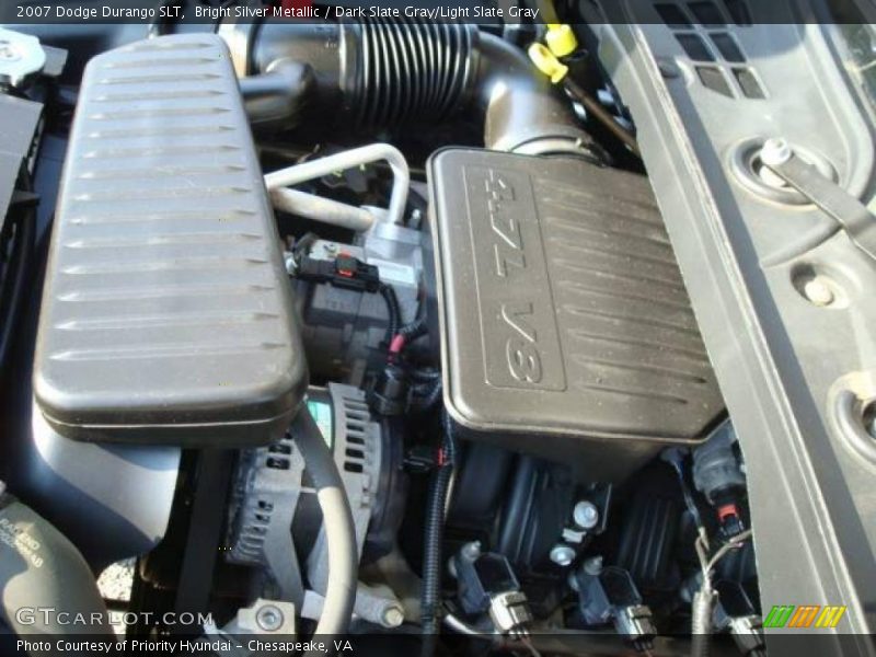 Bright Silver Metallic / Dark Slate Gray/Light Slate Gray 2007 Dodge Durango SLT