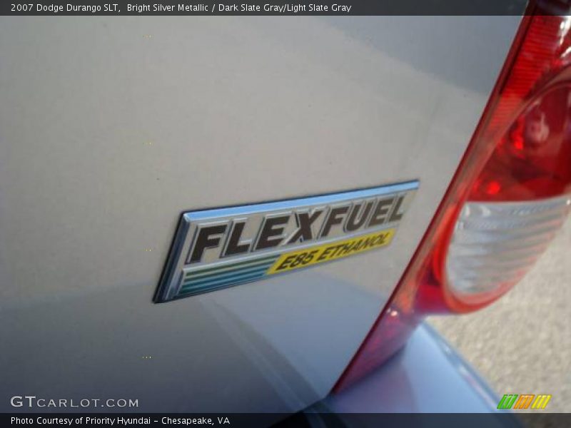 Bright Silver Metallic / Dark Slate Gray/Light Slate Gray 2007 Dodge Durango SLT