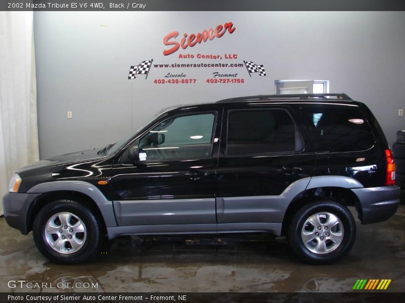 Black / Gray 2002 Mazda Tribute ES V6 4WD