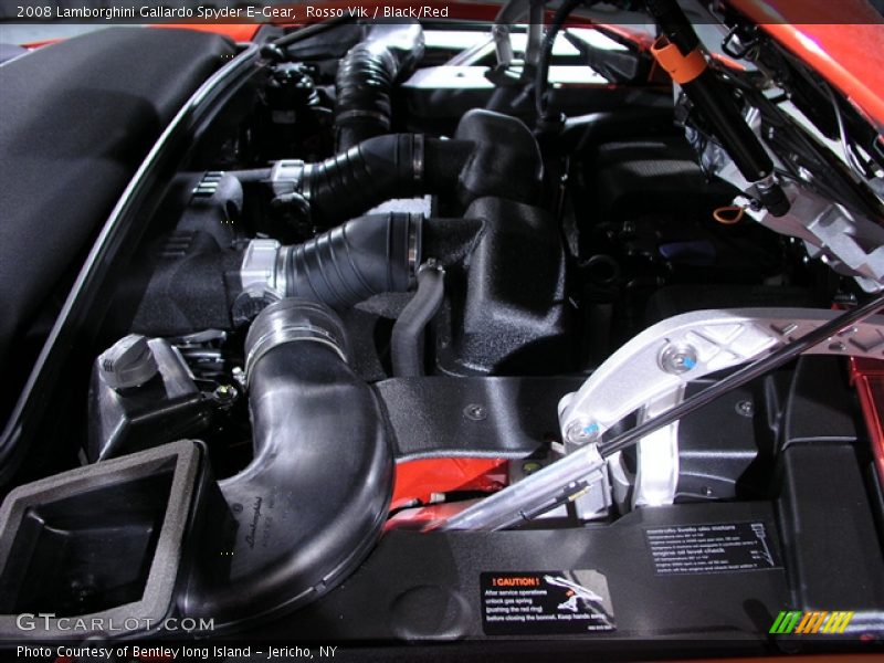 Rosso Vik / Black/Red 2008 Lamborghini Gallardo Spyder E-Gear