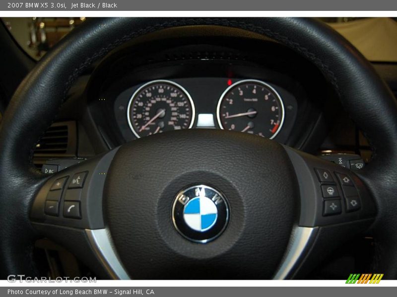 Jet Black / Black 2007 BMW X5 3.0si