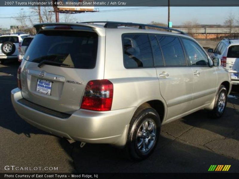 Millenium Silver Metallic / Ash Gray 2007 Toyota Highlander V6 4WD