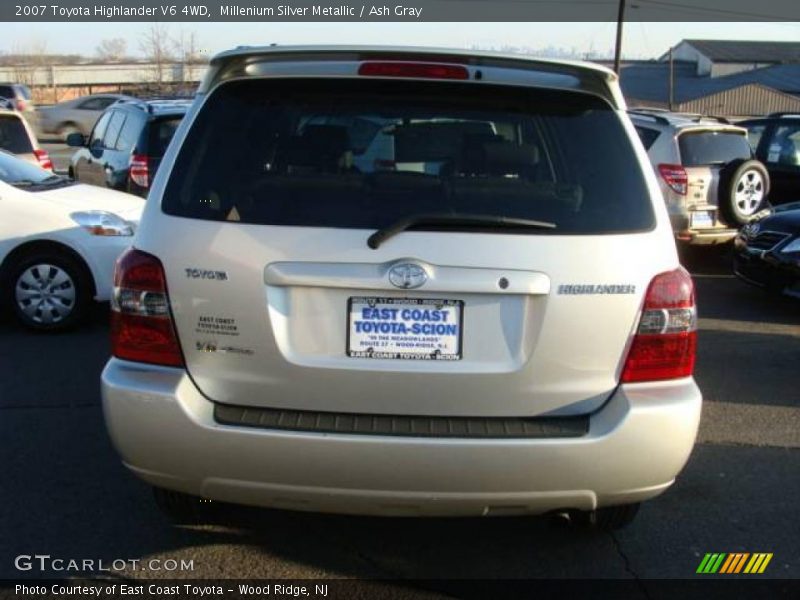 Millenium Silver Metallic / Ash Gray 2007 Toyota Highlander V6 4WD