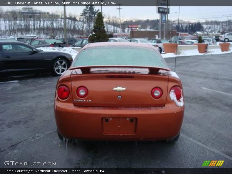 Sunburst Orange Metallic / Gray 2006 Chevrolet Cobalt LS Coupe