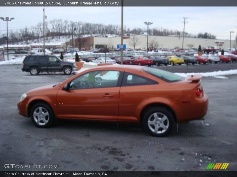 Sunburst Orange Metallic / Gray 2006 Chevrolet Cobalt LS Coupe