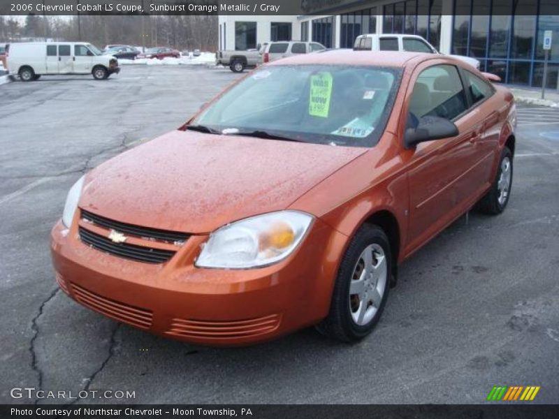 Sunburst Orange Metallic / Gray 2006 Chevrolet Cobalt LS Coupe