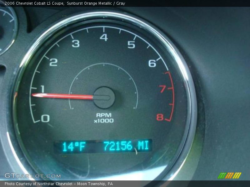 Sunburst Orange Metallic / Gray 2006 Chevrolet Cobalt LS Coupe