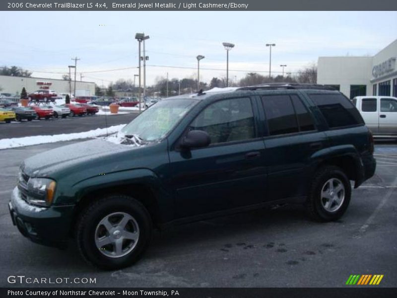 Emerald Jewel Metallic / Light Cashmere/Ebony 2006 Chevrolet TrailBlazer LS 4x4