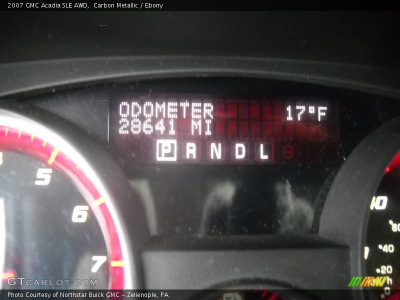 Carbon Metallic / Ebony 2007 GMC Acadia SLE AWD