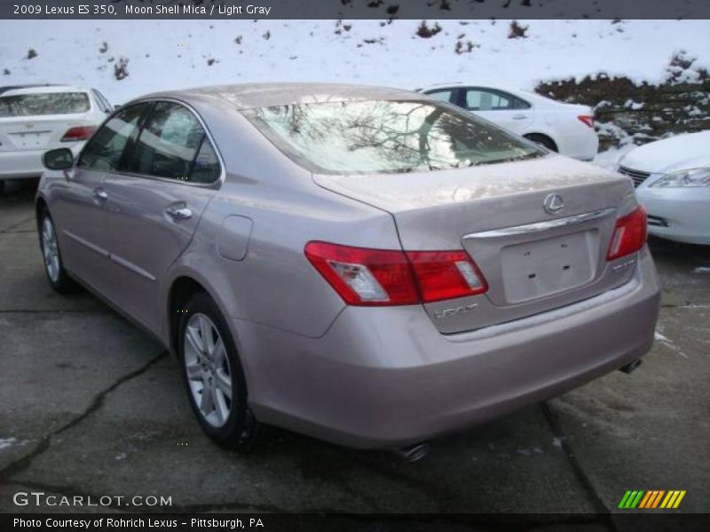 Moon Shell Mica / Light Gray 2009 Lexus ES 350