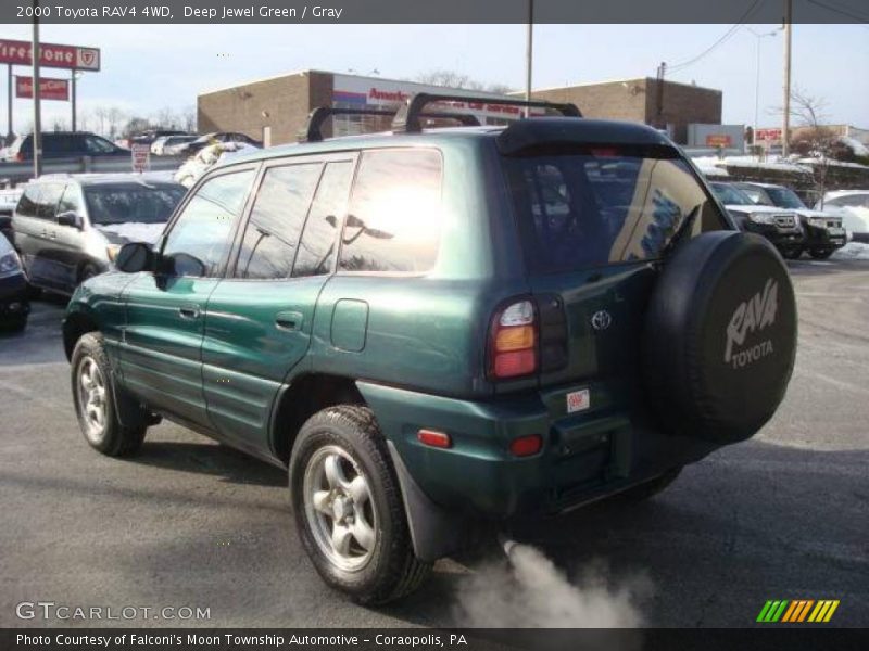 Deep Jewel Green / Gray 2000 Toyota RAV4 4WD