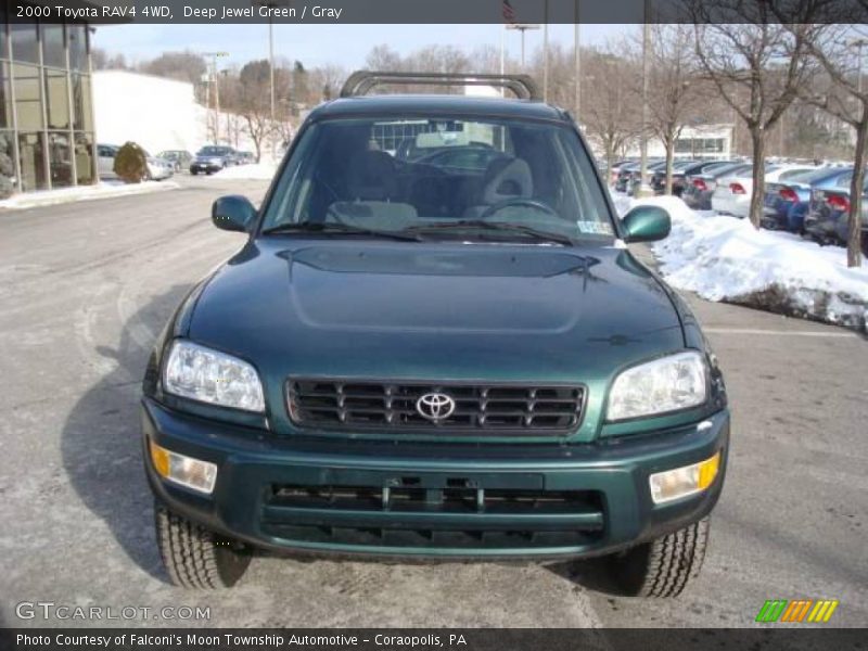 Deep Jewel Green / Gray 2000 Toyota RAV4 4WD
