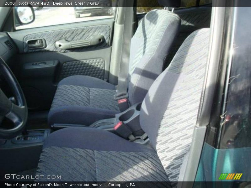 Deep Jewel Green / Gray 2000 Toyota RAV4 4WD