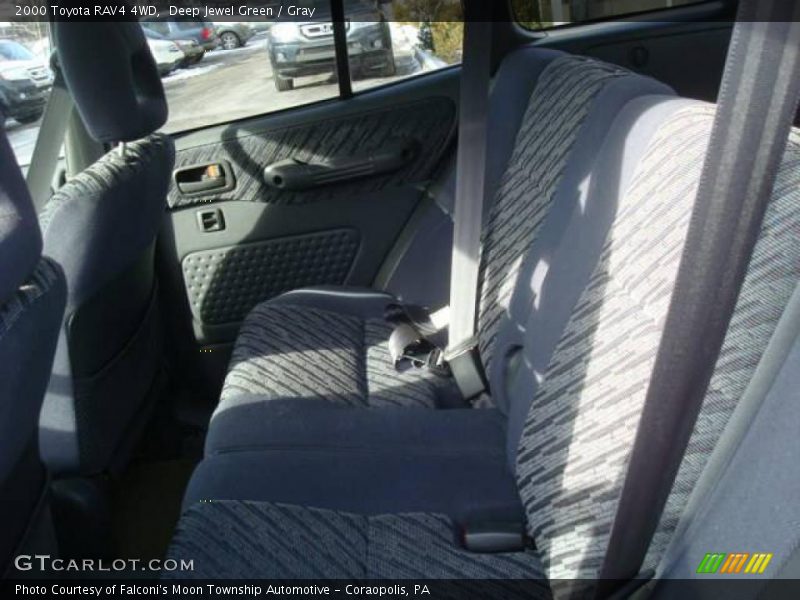 Deep Jewel Green / Gray 2000 Toyota RAV4 4WD