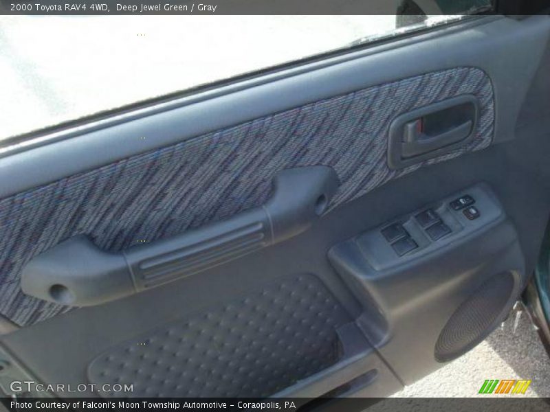 Deep Jewel Green / Gray 2000 Toyota RAV4 4WD