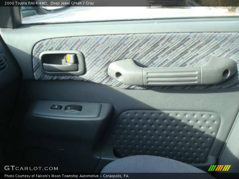 Deep Jewel Green / Gray 2000 Toyota RAV4 4WD