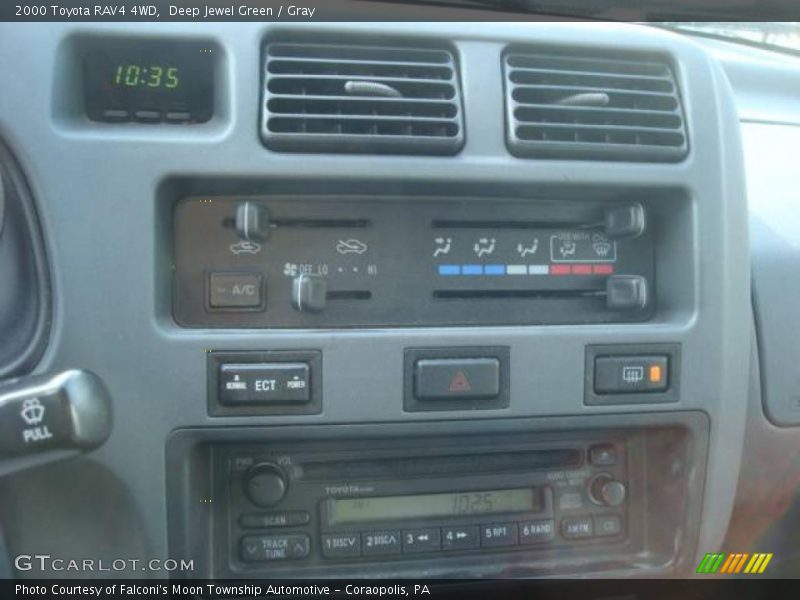 Deep Jewel Green / Gray 2000 Toyota RAV4 4WD