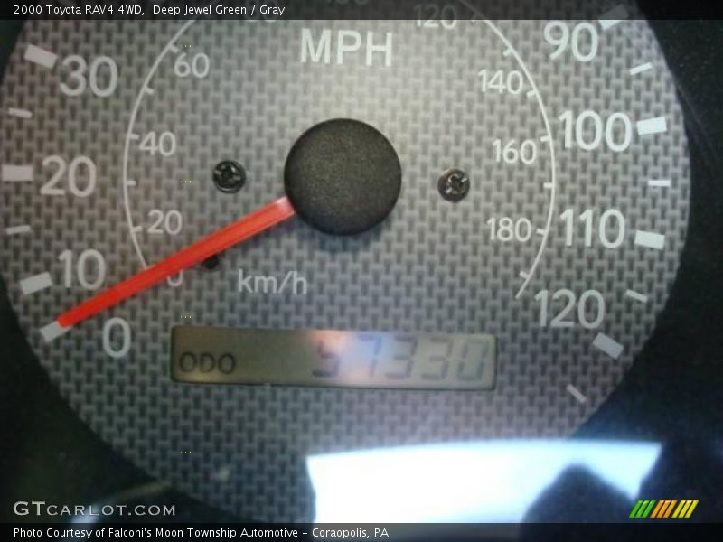 Deep Jewel Green / Gray 2000 Toyota RAV4 4WD