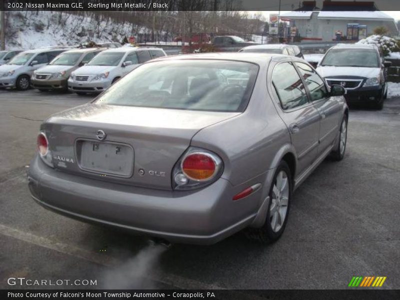 Sterling Mist Metallic / Black 2002 Nissan Maxima GLE