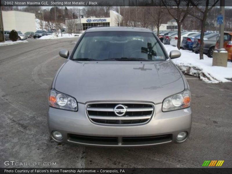 Sterling Mist Metallic / Black 2002 Nissan Maxima GLE