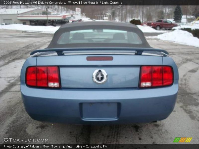 Windveil Blue Metallic / Light Graphite 2006 Ford Mustang V6 Deluxe Convertible