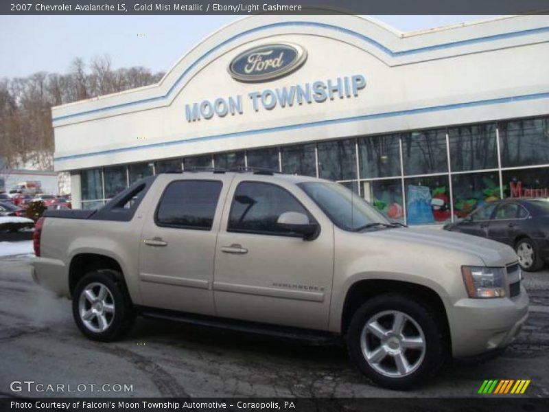Gold Mist Metallic / Ebony/Light Cashmere 2007 Chevrolet Avalanche LS