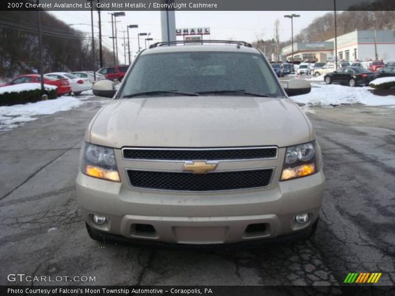 Gold Mist Metallic / Ebony/Light Cashmere 2007 Chevrolet Avalanche LS
