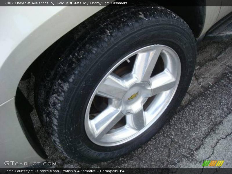Gold Mist Metallic / Ebony/Light Cashmere 2007 Chevrolet Avalanche LS