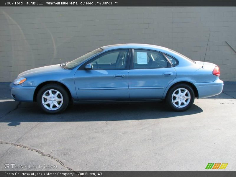 Windveil Blue Metallic / Medium/Dark Flint 2007 Ford Taurus SEL