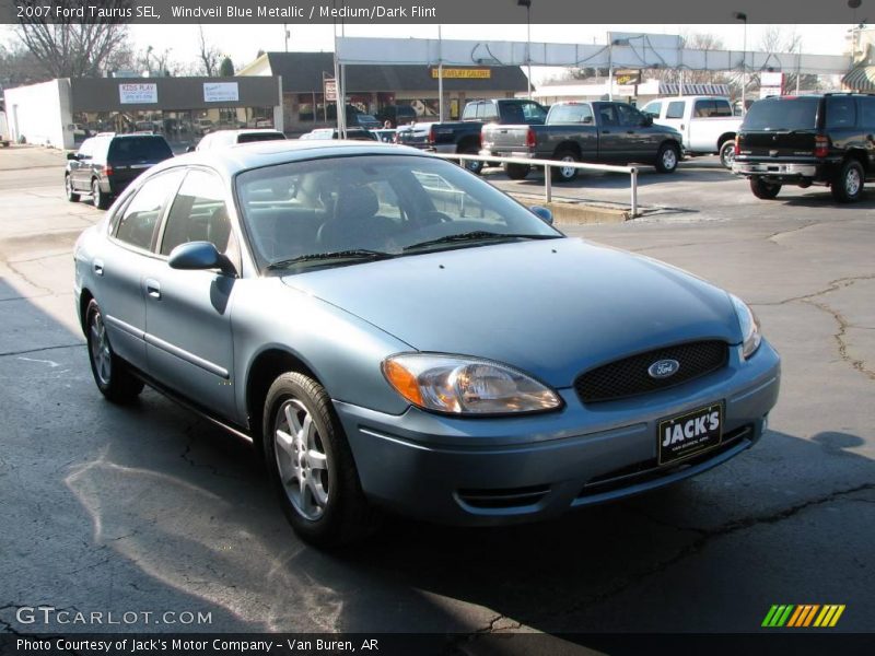 Windveil Blue Metallic / Medium/Dark Flint 2007 Ford Taurus SEL