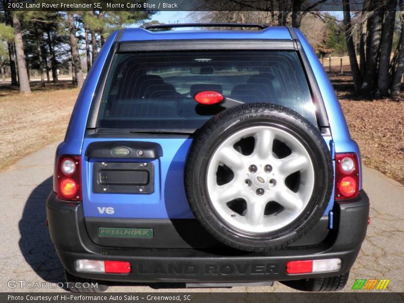 Monte Carlo Blue / Black 2002 Land Rover Freelander SE