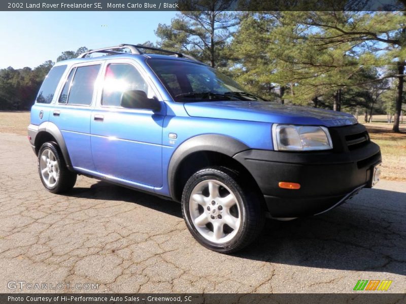 Monte Carlo Blue / Black 2002 Land Rover Freelander SE