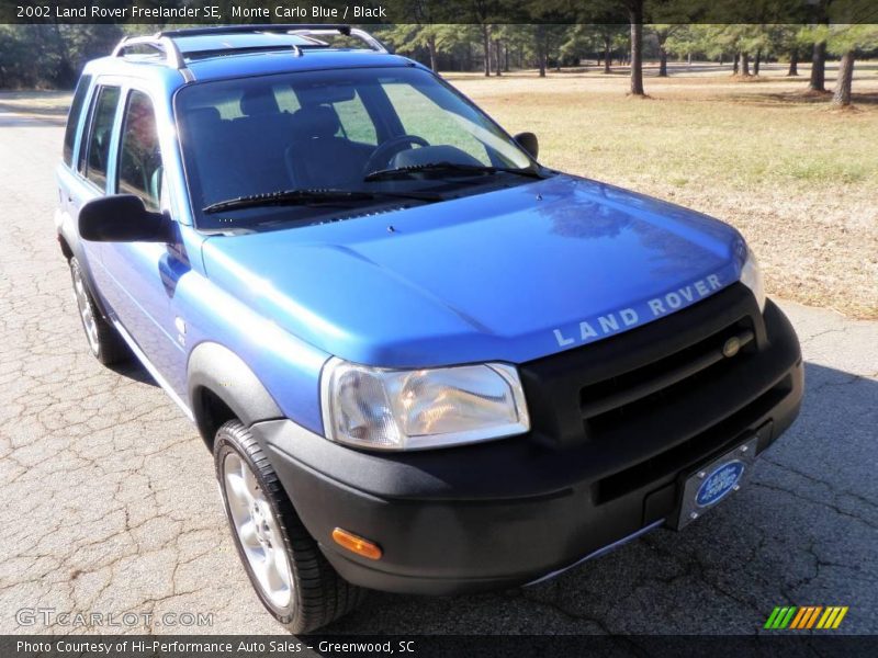 Monte Carlo Blue / Black 2002 Land Rover Freelander SE