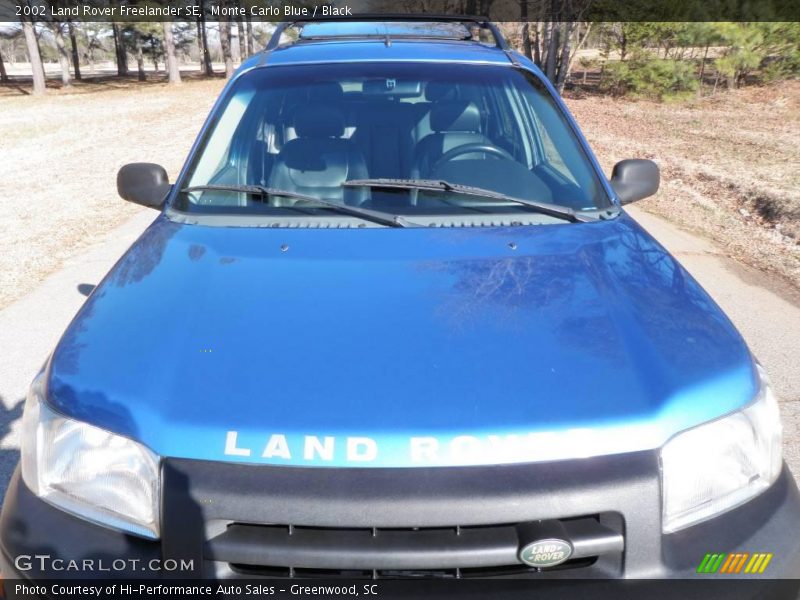 Monte Carlo Blue / Black 2002 Land Rover Freelander SE
