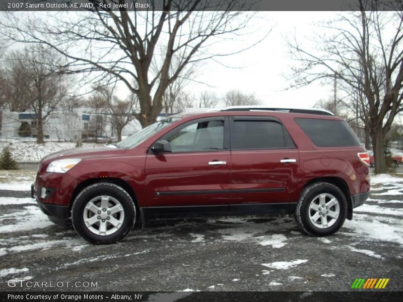 Red Jewel / Black 2007 Saturn Outlook XE AWD