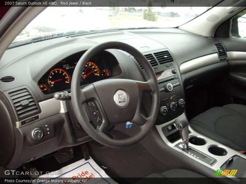 Red Jewel / Black 2007 Saturn Outlook XE AWD