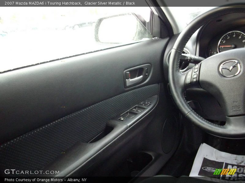 Glacier Silver Metallic / Black 2007 Mazda MAZDA6 i Touring Hatchback
