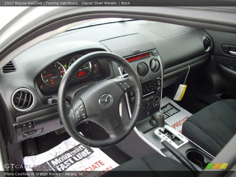 Glacier Silver Metallic / Black 2007 Mazda MAZDA6 i Touring Hatchback