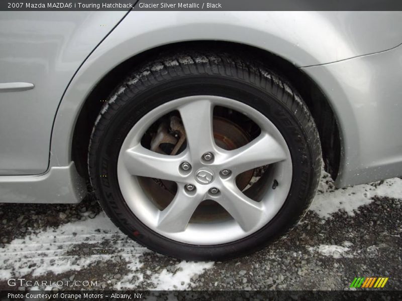 Glacier Silver Metallic / Black 2007 Mazda MAZDA6 i Touring Hatchback