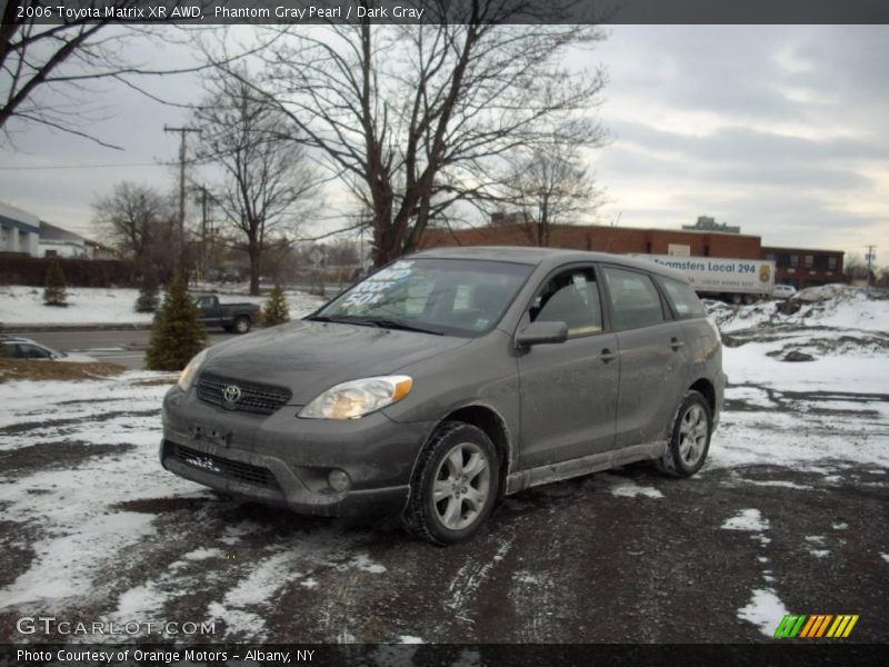 Phantom Gray Pearl / Dark Gray 2006 Toyota Matrix XR AWD