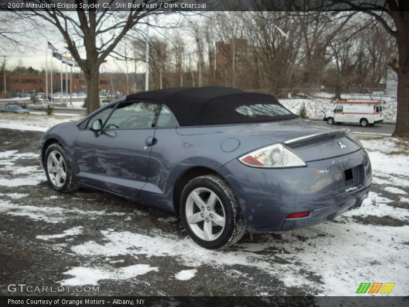Still Blue Pearl / Dark Charcoal 2007 Mitsubishi Eclipse Spyder GS