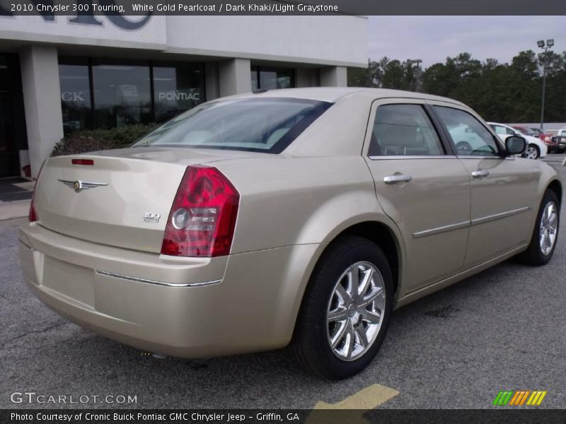 White Gold Pearlcoat / Dark Khaki/Light Graystone 2010 Chrysler 300 Touring