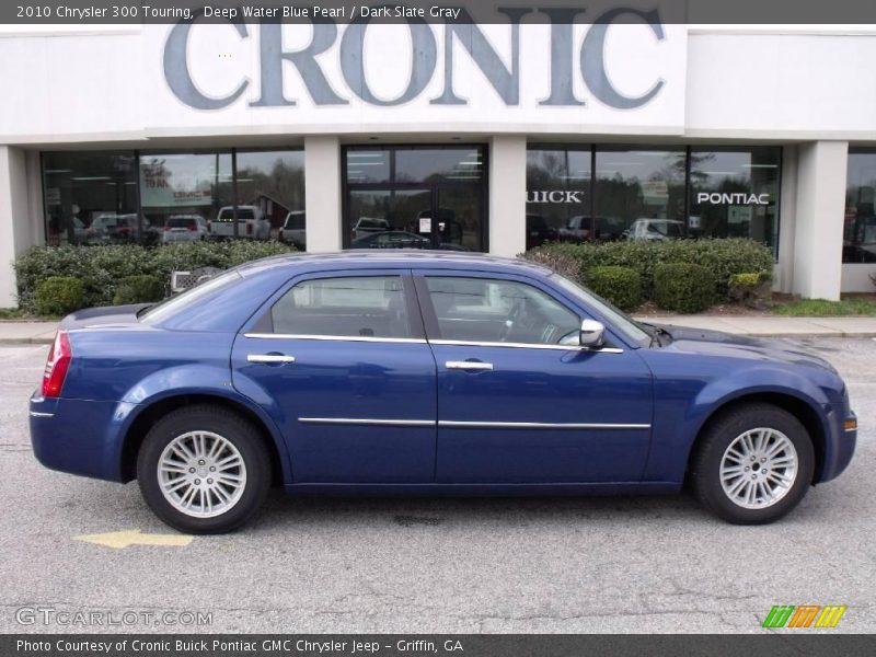 Deep Water Blue Pearl / Dark Slate Gray 2010 Chrysler 300 Touring