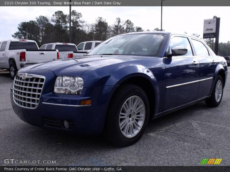 Deep Water Blue Pearl / Dark Slate Gray 2010 Chrysler 300 Touring
