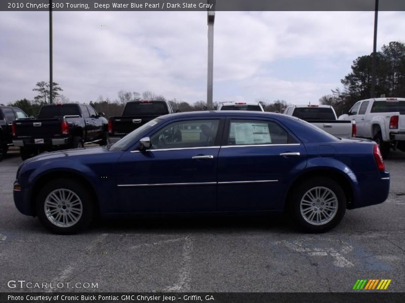Deep Water Blue Pearl / Dark Slate Gray 2010 Chrysler 300 Touring