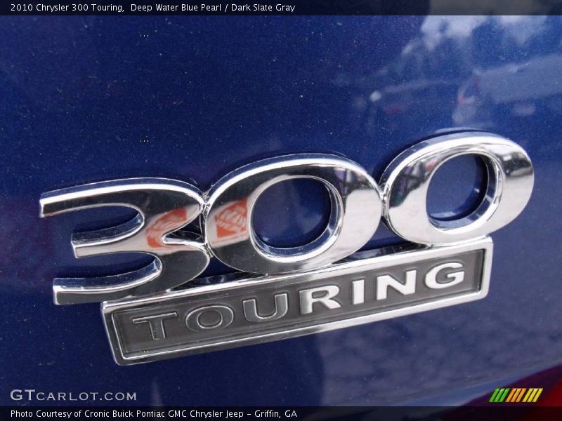Deep Water Blue Pearl / Dark Slate Gray 2010 Chrysler 300 Touring