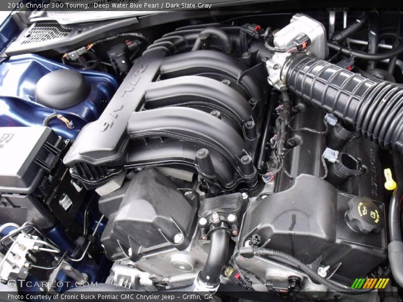 Deep Water Blue Pearl / Dark Slate Gray 2010 Chrysler 300 Touring