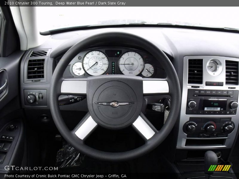 Deep Water Blue Pearl / Dark Slate Gray 2010 Chrysler 300 Touring